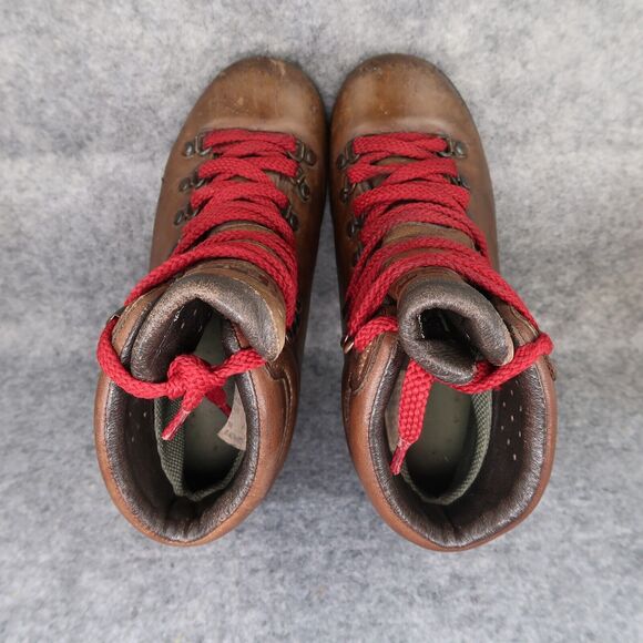 Timberland Shoes Womens 7 Boots Hiking Outdoor Leather Vintage Brown Lace Up Mid - Picture 7 of 16